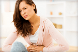 Abdominal pain due to parasites