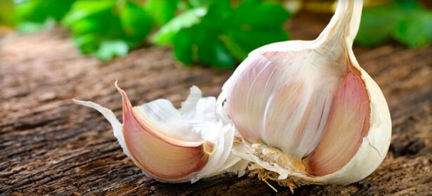 Garlic against parasites in the body